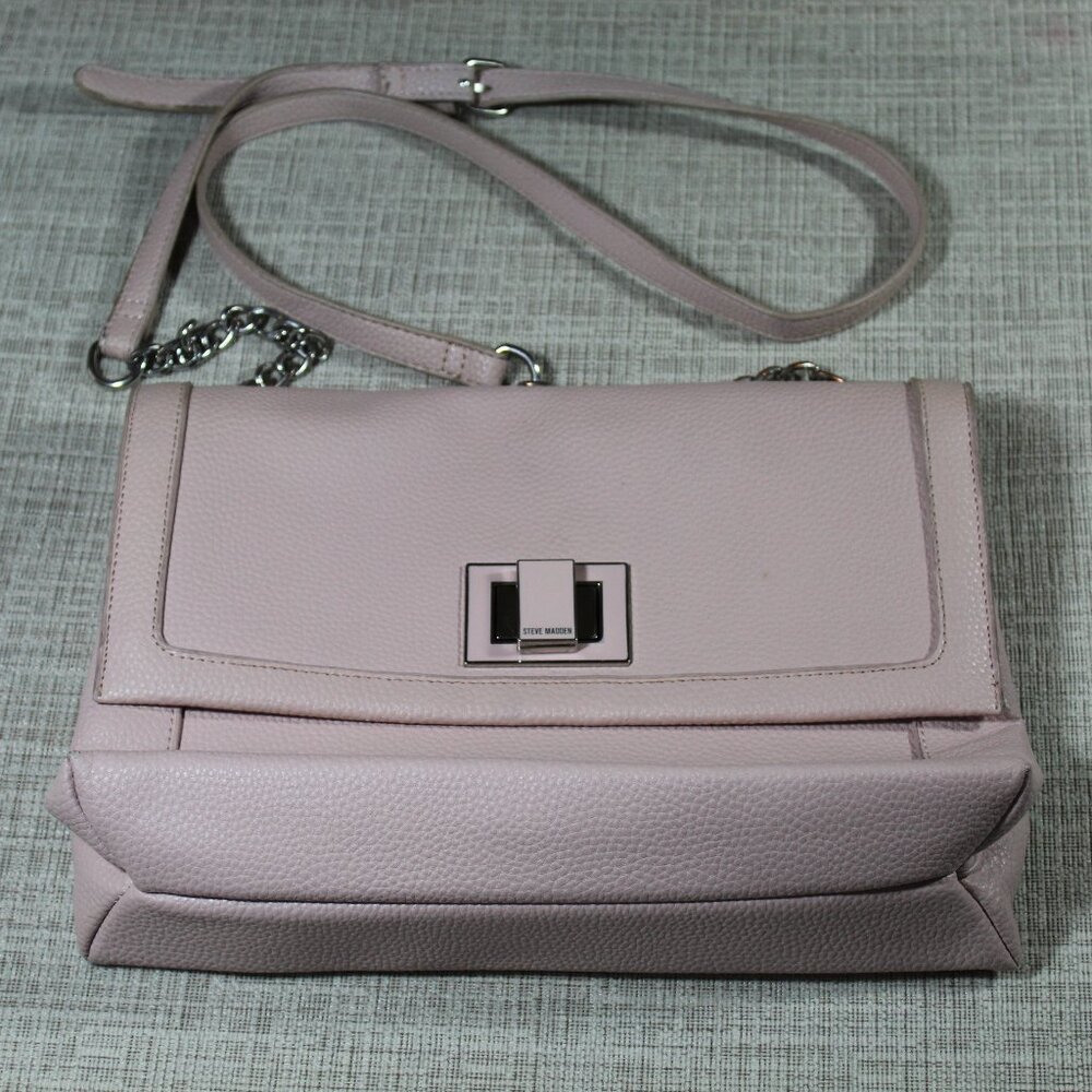 Steve Madden Pink Pebble Crossbody Purse